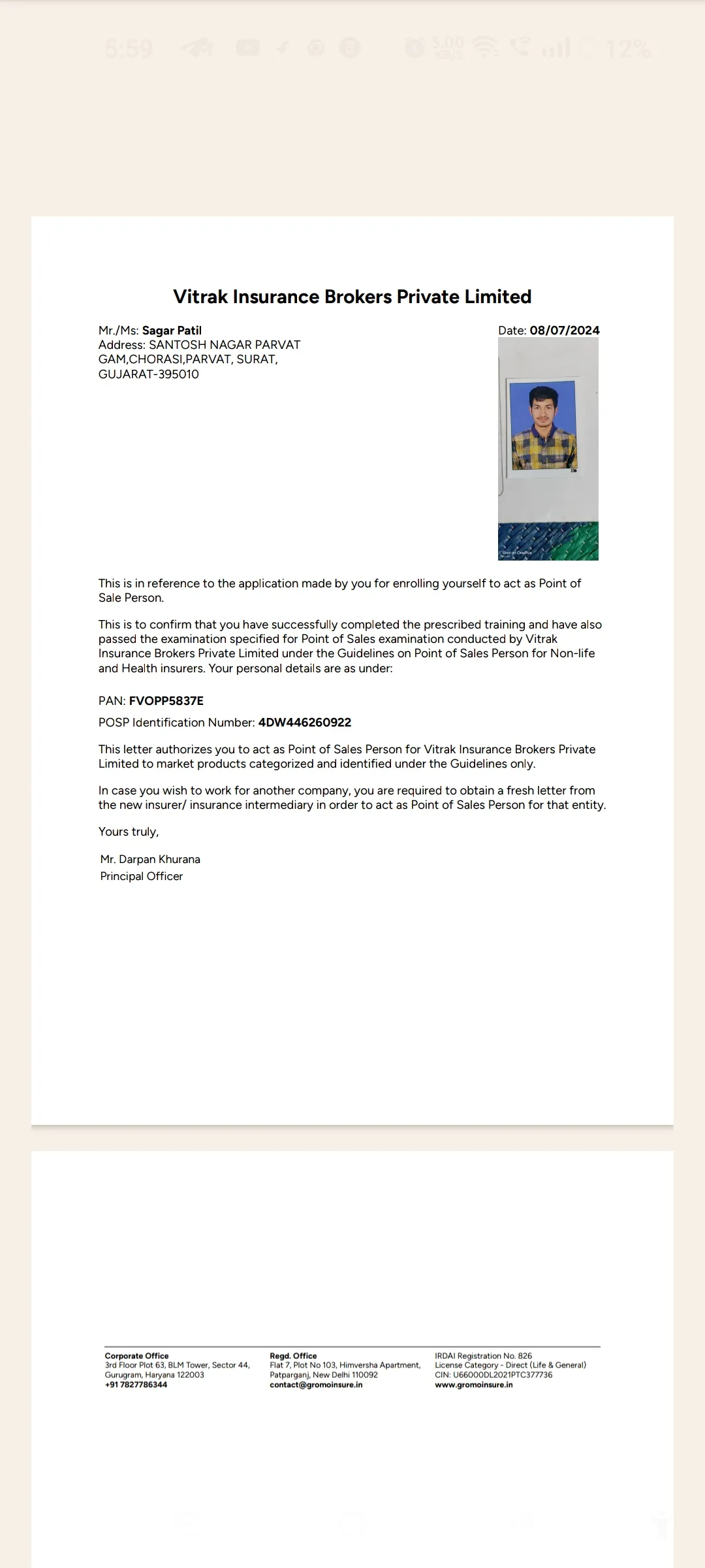 GENERAL INSURANCE (GI)