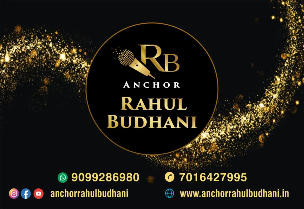 Anchor Rahul Budhani
