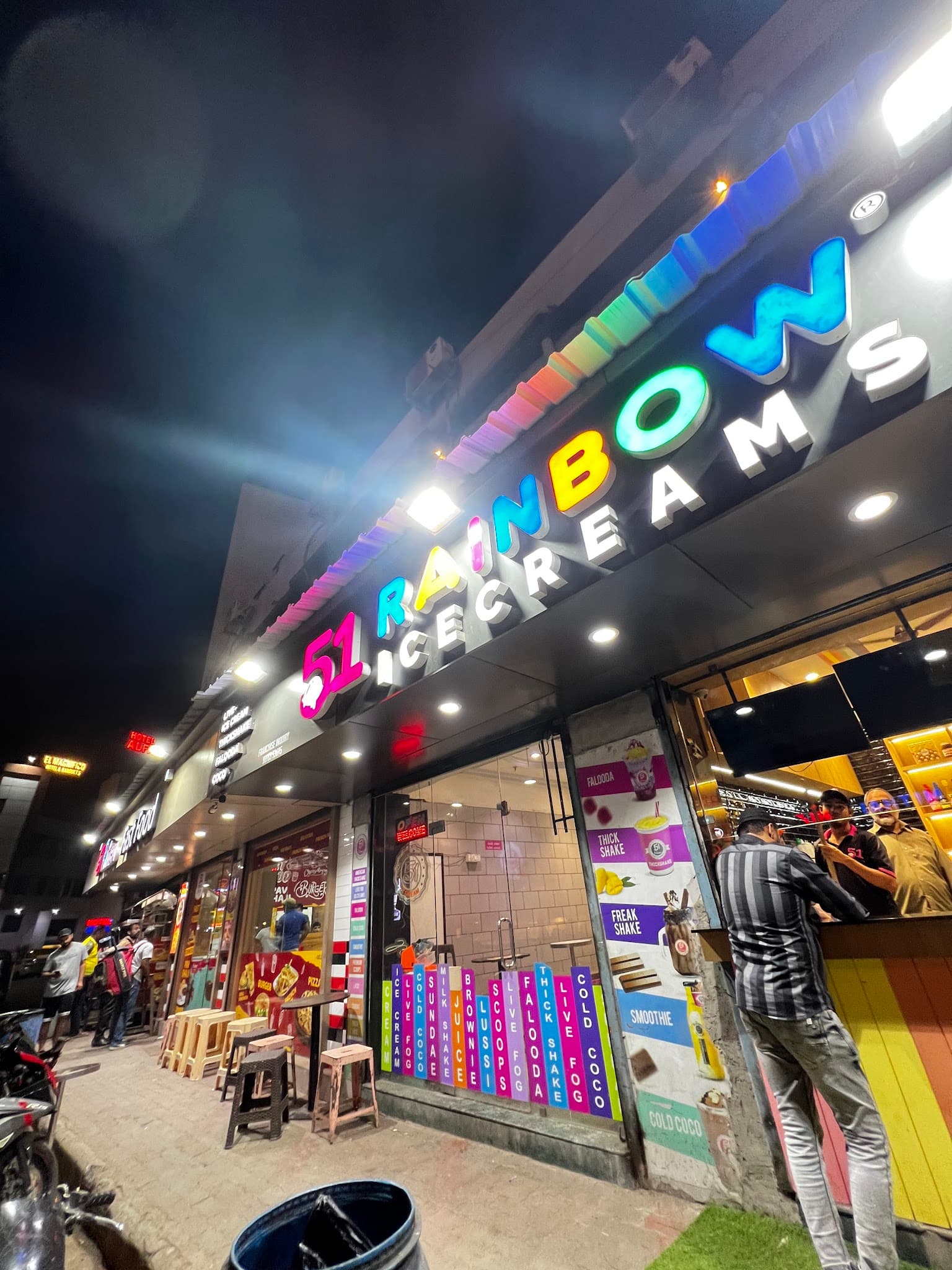 51 Rainbow Ice Cream