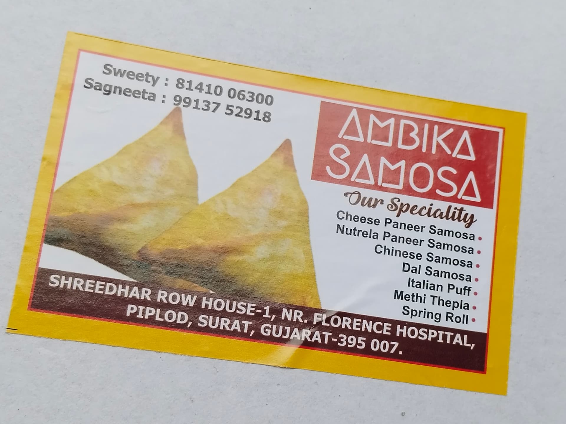 Ambika Samosa