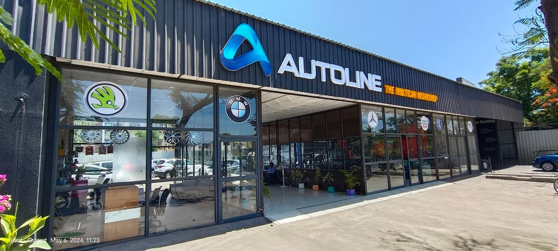 AUTOLINE The Multicar Workshop || car work shop surat || car service centre in surat