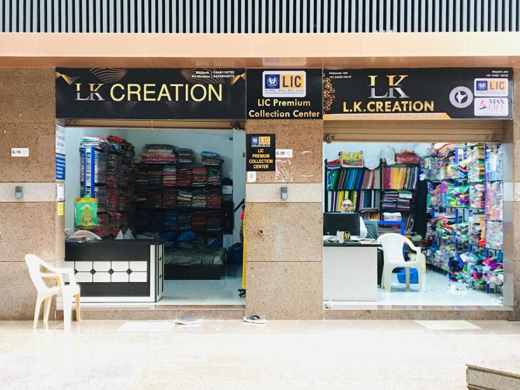 LK Creation | LIC premium point Mataji chunri