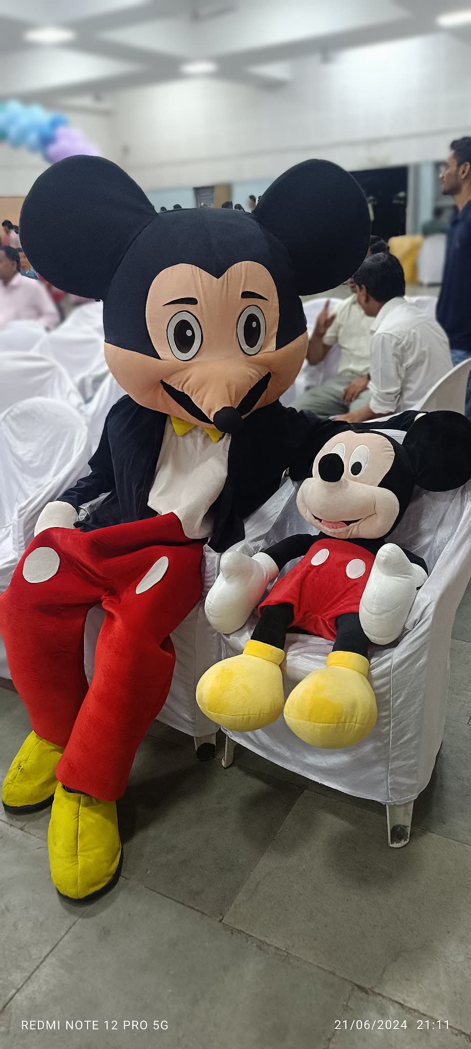 ( Mr mascot ) cartoon character costume service. All types of cartoon character available here.mascot service