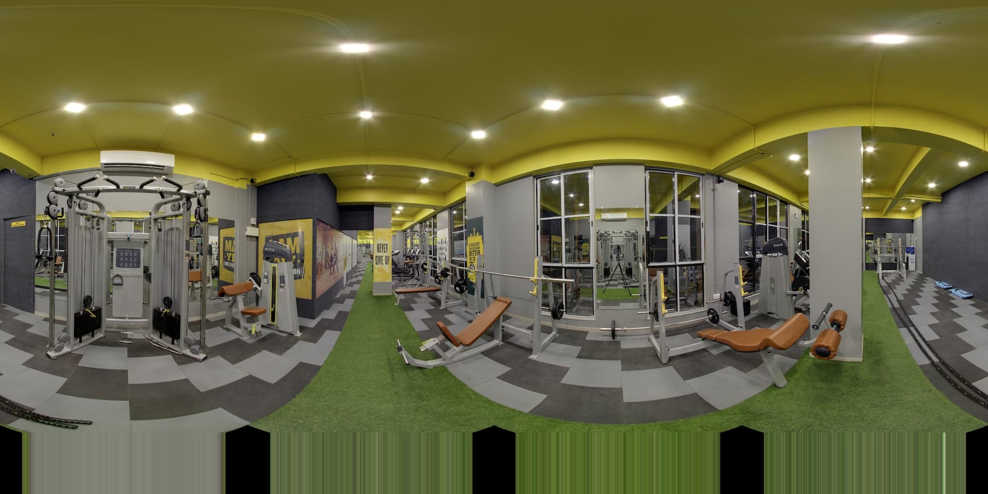 Walk Way To Fitness Gym